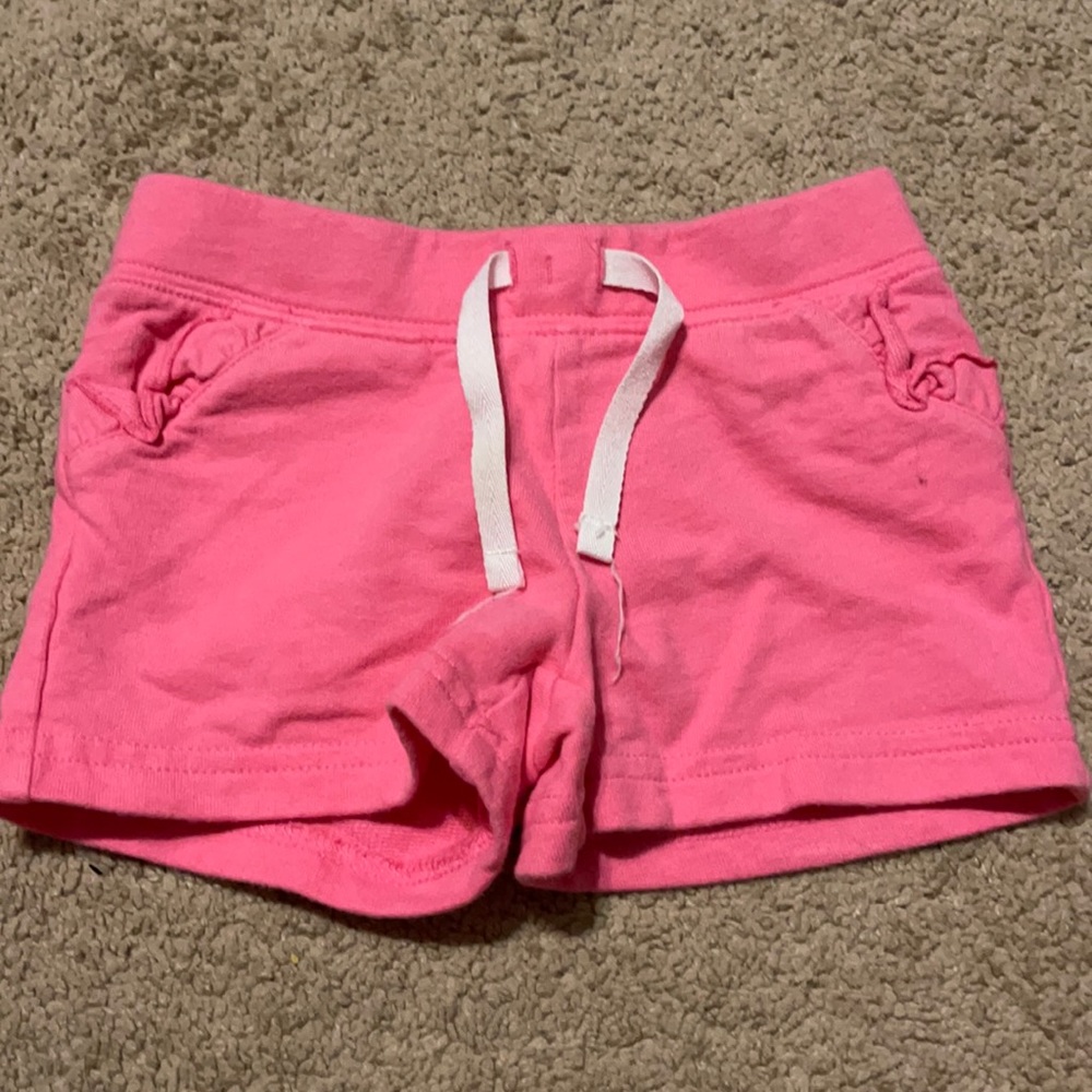 Hot pink toddler shorts